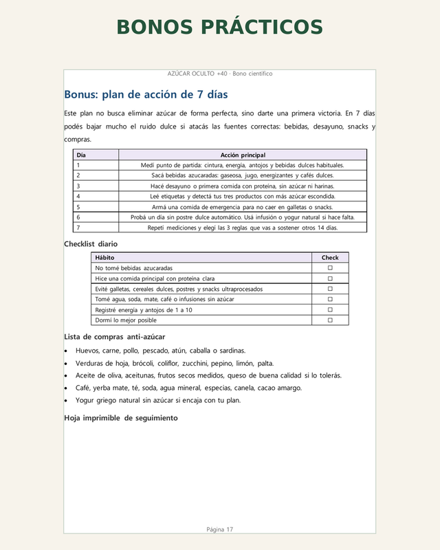 Bonos prácticos